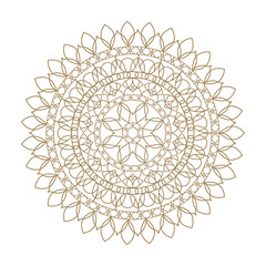 golden mandala decoration