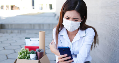 Asian woman being fired