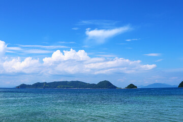瀬戸内のハワイ、周防大島から見る夏の海と島