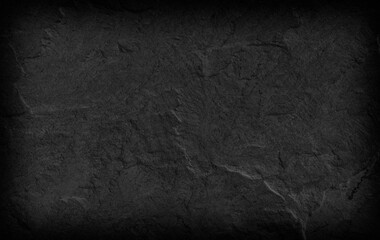 black slate stone background or texture
