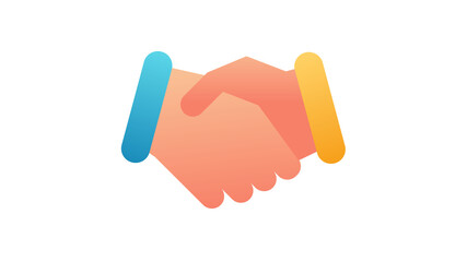 deal handshake agreement single isolated icon with single isolated icon with smooth style