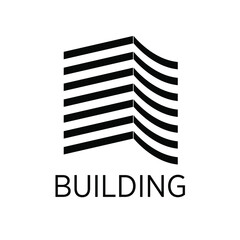 Fototapeta premium Illustration Vector graphic of building logo design, fit for real estate, construction, property etc.