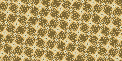 レトロな幾何学的なシームレスなパターンのベクターの背景イラスト
