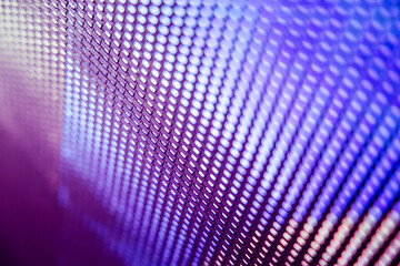 CloseUp LED blurred screen. LED soft focus background. abstract background ideal for design.