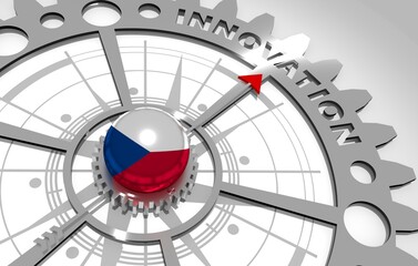 Global business and economic solutions concept. 3D illustration