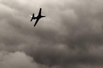 airplane in the sky