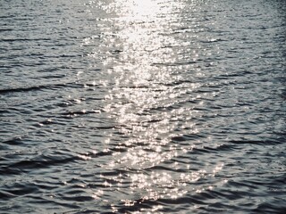 Obraz premium 부드러운 호수 물결배경 이미지 