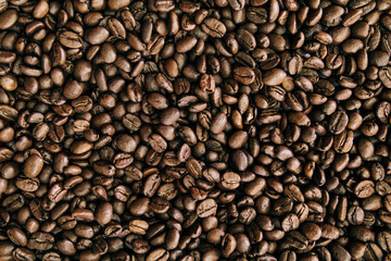Coffee Beans Texture Background