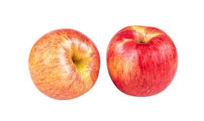 Red apple isolated on white background