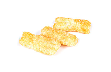 rice japanese snack isolated on white background
