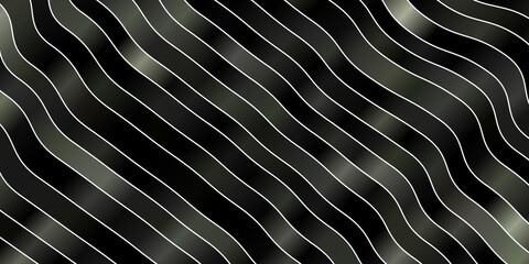 Dark Gray vector background with wry lines.