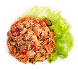 rice noodle crepe with shrimp
