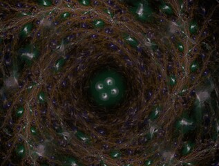 Fototapeta premium Imaginatory fractal background generated Image