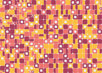 Abstract Geometric Pattern generative computational art illustration