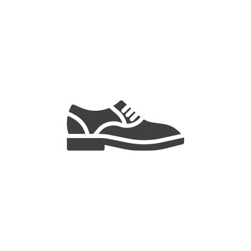 Men shoes vector icon