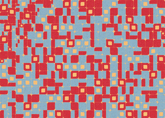 Abstract Geometric Pattern generative computational art illustration