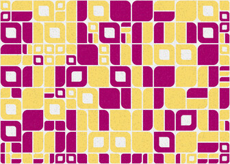 Abstract Geometric Pattern generative computational art illustration