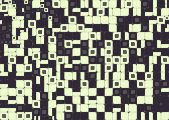 Abstract Geometric Pattern generative computational art illustration