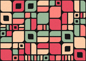 Abstract Geometric Pattern generative computational art illustration