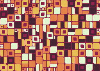 Abstract Geometric Pattern generative computational art illustration