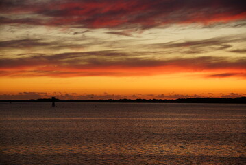 Scenic Sunset Orgeon coast