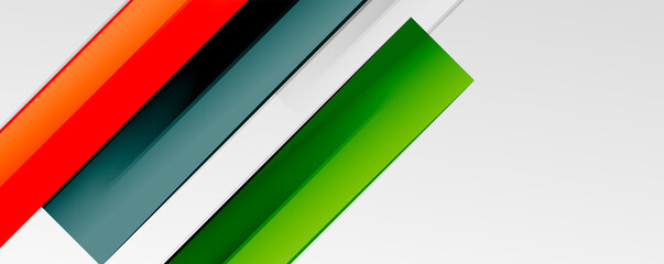 Multicolored lines background. Design template for business or technology presentations, internet posters or web brochure covers