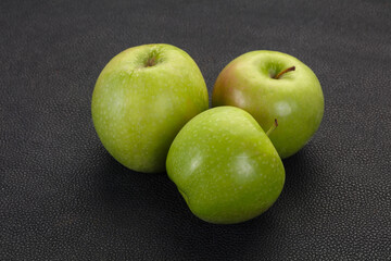 Green ripe apple