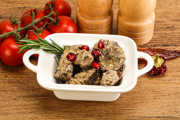 Chicken Liver with cream sauce