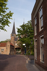 Obraz premium Oostpoort in Delft in The Netherlands