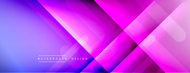 Dynamic lines abstract background. 3D shadow effects and fluid gradients. Modern overlapping forms