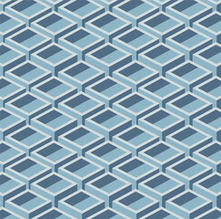 Blue squares for the background