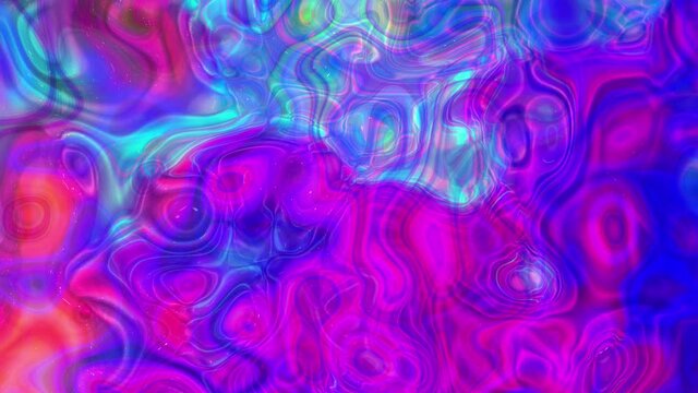 Abstract glowing neon background with bubble texture.