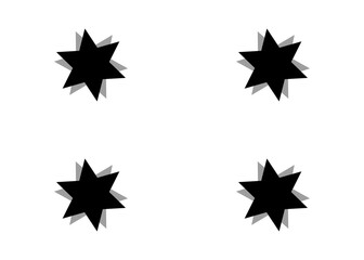 Geometric seamless pattern with a star. Vector graphics and design.