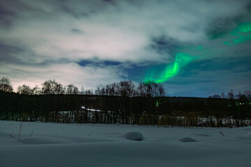 Hunting for night lights in the Arctic