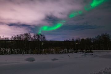 Hunting for night lights in the Arctic