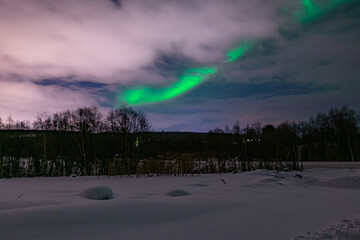 Hunting for night lights in the Arctic