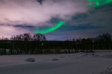 Hunting for night lights in the Arctic