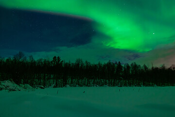 Hunting for night lights in the Arctic