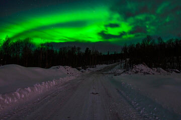 Hunting for night lights in the Arctic