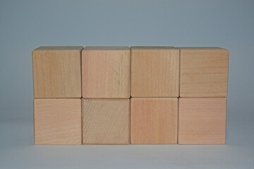 stack of boxes, eight boxes with white background