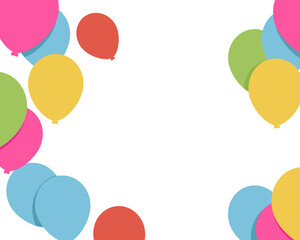 Arch frame with balloons