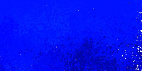 Dark blue vector layout with triangle forms.