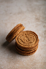 Biscuits sablés fourrés chocolat fait maison artisanal