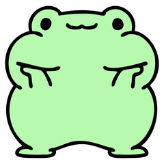 cute cartoon frog