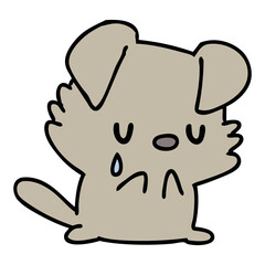 crying puppy