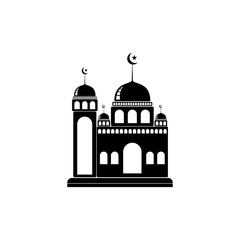 mosque icon set vector sign symbol