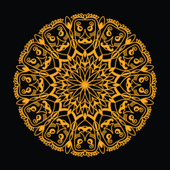 ornament on black