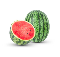 watermelon fruit on white background