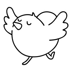 dancing bird