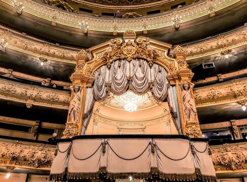 Royal Lodge Of The Mariinsky Theatre Is A Historic Theatre Of Opera And Ballet In Saint Petersburg, Russia. 